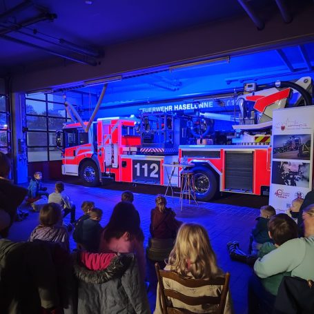 Lesen bei der Feuerwehr